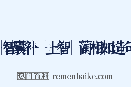 智囊补·上智·蔺相如造句是什么意思的图片